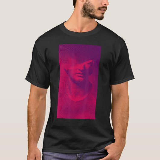 Vaporwave美的レトロ80s合成波逆波 Tシャツ (正面)