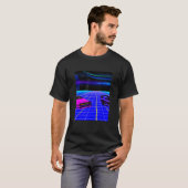 VAPORWAVE自動車合成波都市VAPORWAVE美学 Tシャツ (正面フル)