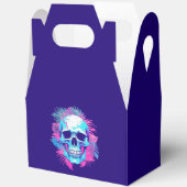 Vaporwave風フラワースカル フェイバーボックス (見開き)