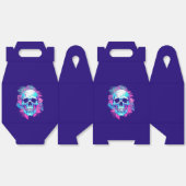 Vaporwave風フラワースカル フェイバーボックス (見開き)