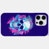 Vaporwave風フラワースカル Case-Mate iPhoneケース (裏面 (横))