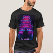 Vaporwave 日本の Eutitic Waveテンペル Tシャツ (正面)