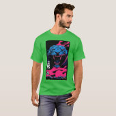 Vaporwave Animal Printiger Modern Fashion Cyberpun Tシャツ (正面フル)