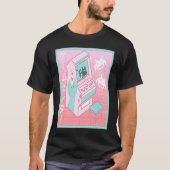 Vaporwave Arcade Center Retro 80's 90's Japanese O Tシャツ (正面)