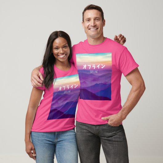 Vaporwave Art For Cyber Punk Offline Tシャツ (ユニセックス)