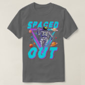 Vaporwave Astronaut Spaced Out Aesthetic Outer Spa Tシャツ (デザイン正面)