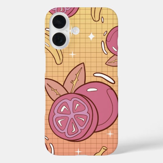 Vaporwave Citrus Banana Case-Mate iPhoneケース (裏面)
