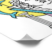 Vaporwave Clean Cartoon美学 ポスター (角)