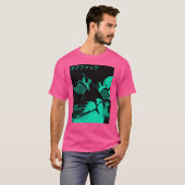 Vaporwave Cool Cat Japanese Urban Neon Style gift  Tシャツ (正面フル)