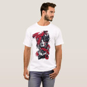 Vaporwave Dragon Lady Urban Cool Style  Tシャツ (正面フル)