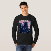 Vaporwave Etic Glitch 80sレトロ機 Tシャツ (正面フル)