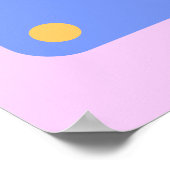 Vaporwave Eutique薄紫90sオーディオカセット ポスター (角)