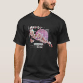 Vaporwave Eutistic Blossom Sunset Glitch Synme Tシャツ (正面)