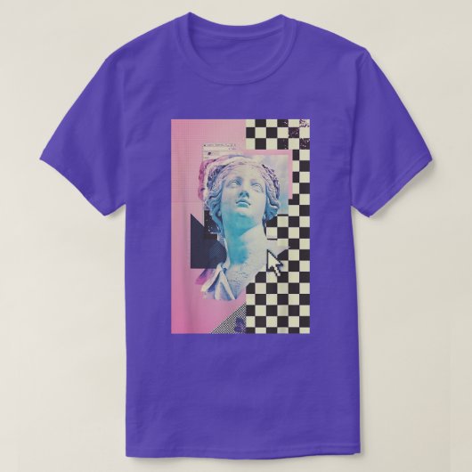 Vaporwave Eutistic Lofi Oututun Synthwave 80s Retr Tシャツ (デザイン正面)