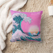 Vaporwave Eutitic 素晴らし Wave クッション (ブランケット)