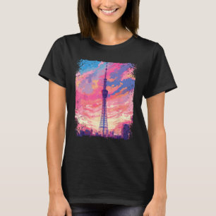 Vaporwave Eutitic Skytree東京日本のJapan S Tシャツ