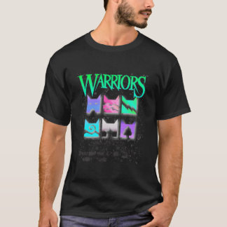 Vaporwave Inverted Warrior Cats Clan Icons for War Tシャツ