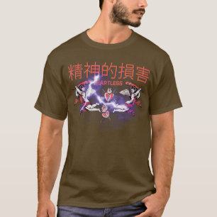 Vaporwave Japan Kanij Angel Valentine Heartless Gr Tシャツ