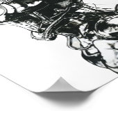 Vaporwave Japanese Cyberpunk ポスター (角)