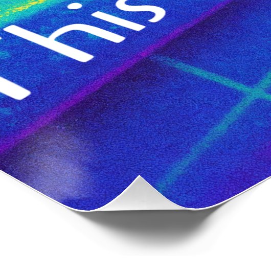 Vaporwave Neon 80s熱帯熱 ポスター (コーナー)