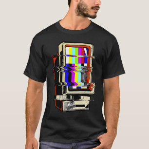 Vaporwave No Signal Television Off Air Glitch Comp Tシャツ