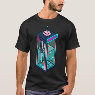Vaporwave Phoneboothステッカー Tシャツ