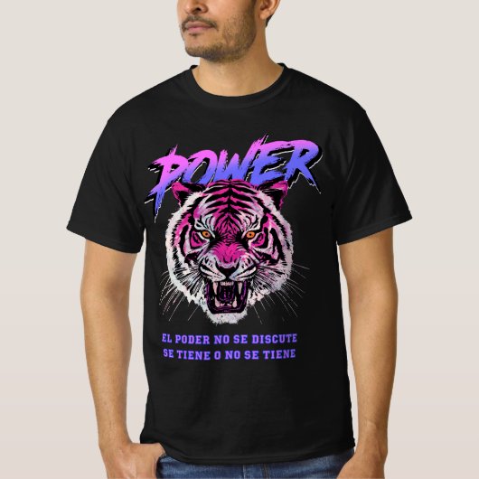 Vaporwave Powerの哲学 Tシャツ (正面)