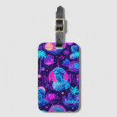 Vaporwave Reverie ラゲッジタグ (正面縦)
