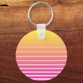 Vaporwave Sun キーホルダー (正面)