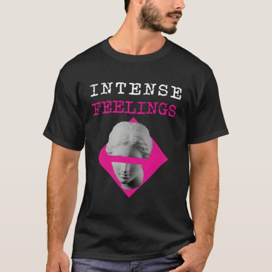 Vaporwave Synthrough感覚 Tシャツ (正面)