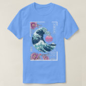 Vaporwave Synthwave 80's Japan 日本の 素晴らし Wave Tシャツ (デザイン正面)