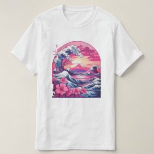 Vaporwave Synthwave 80's Japan 日本の 素晴らし Wave Tシャツ