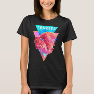 Vaporwave Tendiesチキンテンダー日本の漢字C Tシャツ