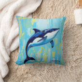 Vaquita Wall Art – Endangered Marine Porpoise クッション (ブランケット)