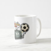 VARが私のゴール台無しに コーヒーマグカップ (正面右)