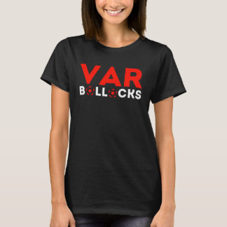 VAR [Censored] Red Football Soccer Television Tシャツ
