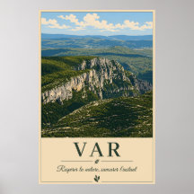 Var Provence Rocky Cliffs Vintage
