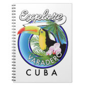 Varadero Cuba旅行ロゴを探索する ノートブック (正面)