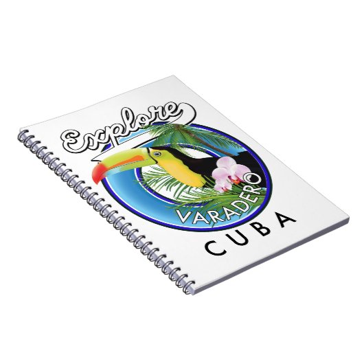 Varadero Cuba 旅行ロゴ ノートブック (右側)