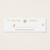 Varanasi – 商品価格ラベル (裏面)