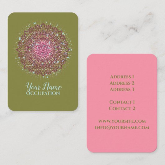 Varanasi II – 名刺 (正面/裏面)