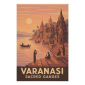 Varanasi – Sacred Ganges ポスター (正面)