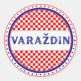 Varaždin City Pride Emblem – Croatian Identity ラウンドシール