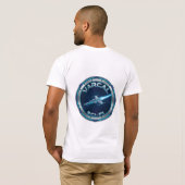 Varcal Sci-Fi - 公式ロゴTシャツ 両面プリント Tシャツ (裏面フル)