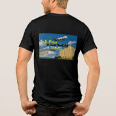 Varcal Travel Explorer Tee - あなたの旅が待っています！ トライブレンドＴシャツ (裏面)