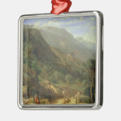 Varennaの湖Como、イタリア1861年のオリーブ畑(o メタルオーナメント (左)