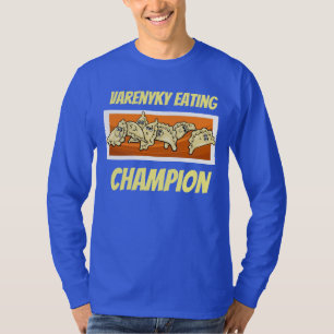 Varenyky Perogyの食べ物のチャンピオンのワイシャツ Tシャツ