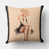 Varga Girl Cover Art by Alberto Vargas クッション (裏面)