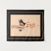 Varga Girl Cover Art by Alberto Vargas タペストリー (正面(横))