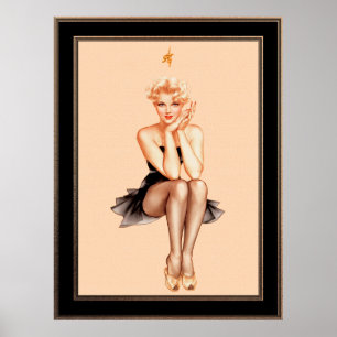 Varga Girl Cover Art by Alberto Vargas ポスター